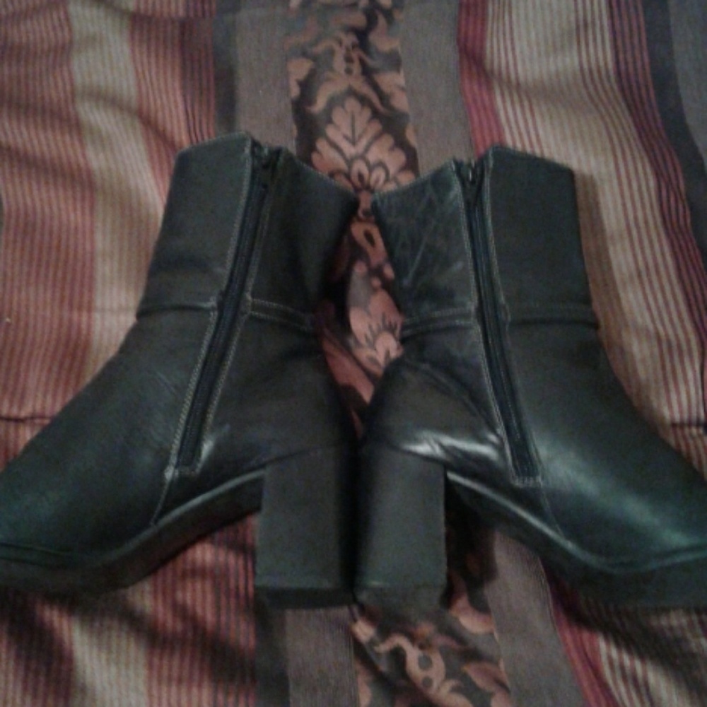 Coach booties black leather - Picture 5 of 7